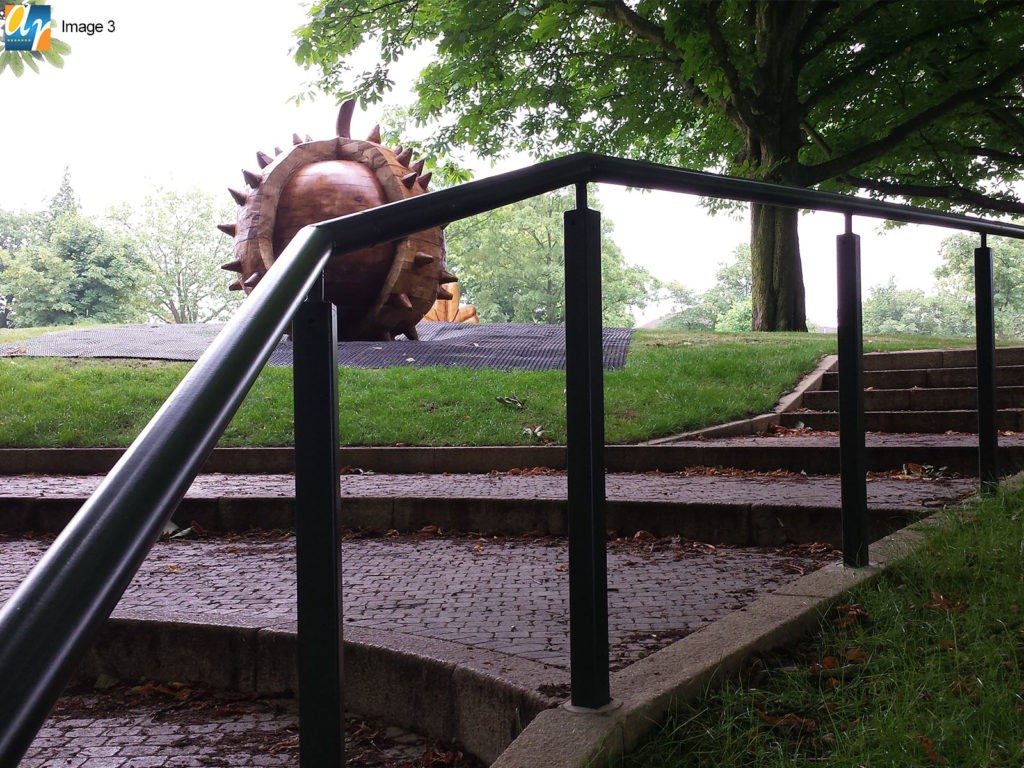 Bespoke metal handrail