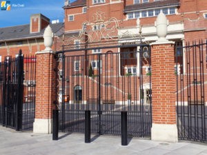 Kia Oval Cricket ground Jack Hobbs gates