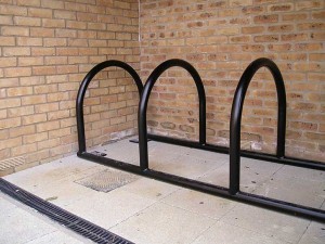galvanized and polyester powder coated mild steel toast rack cycle stands