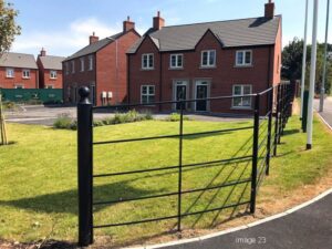 galvanized and powder coated Estate Railings