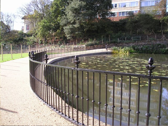 galvanized and powder coated mild steel decorative railings which are complaint to BS 1722 Part 9.