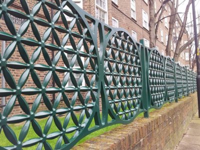 decorative cast aluminium railing panels