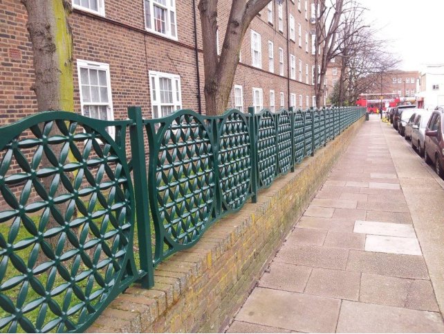 decorative cast aluminium railing panels