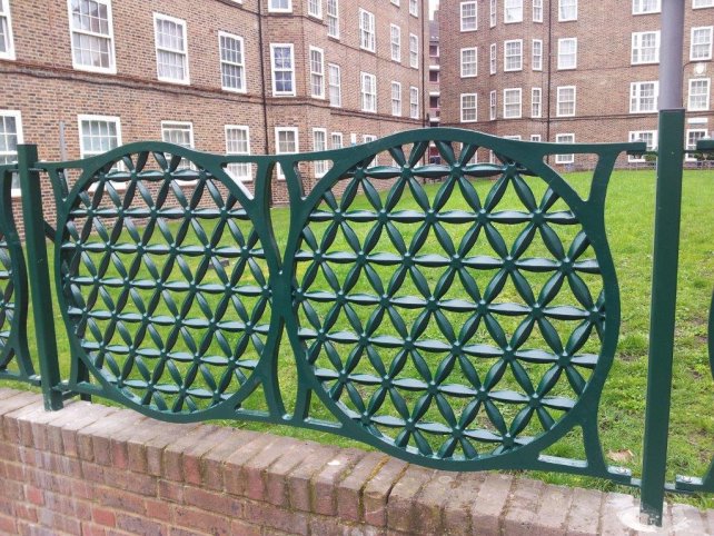 decorative cast aluminium railing panels