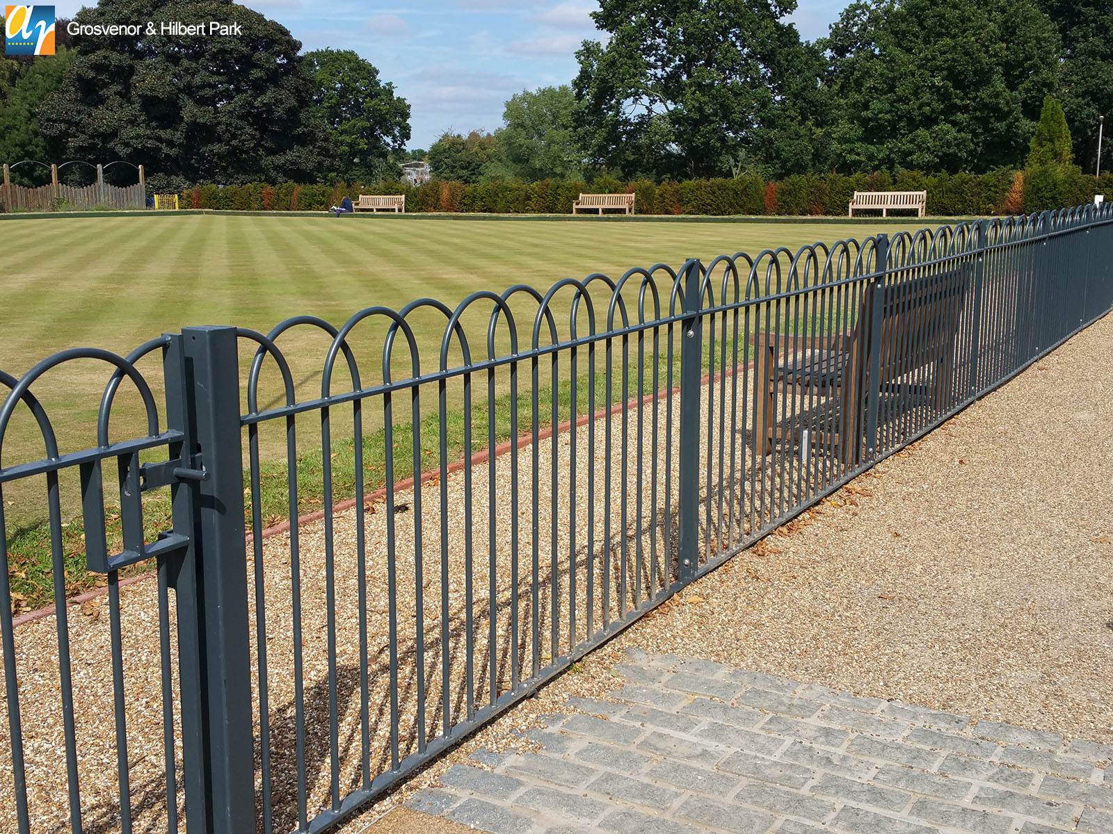 Bow Top Railings for parks