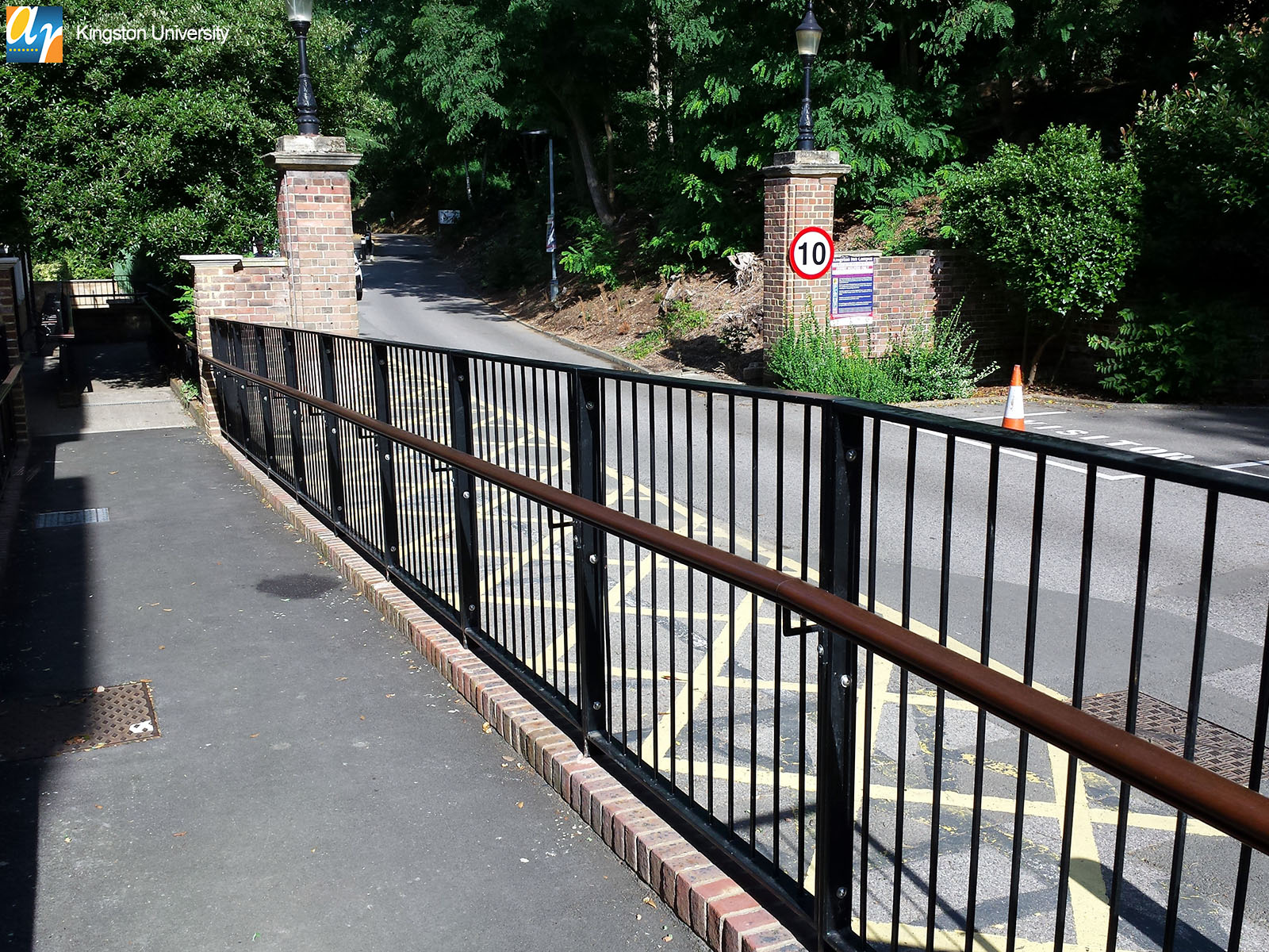 Bespoke metal railings to University