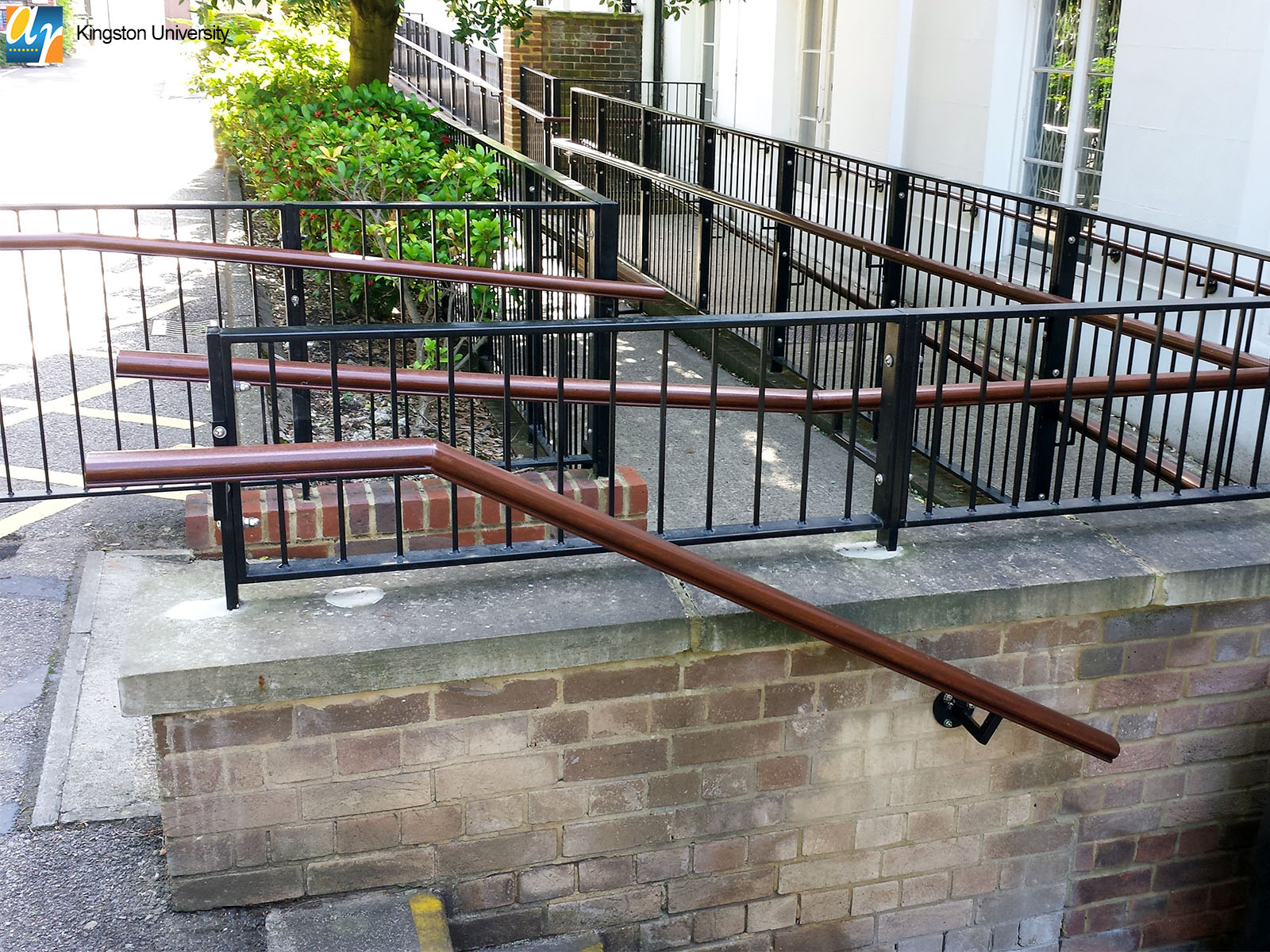 Bespoke metal railings to University