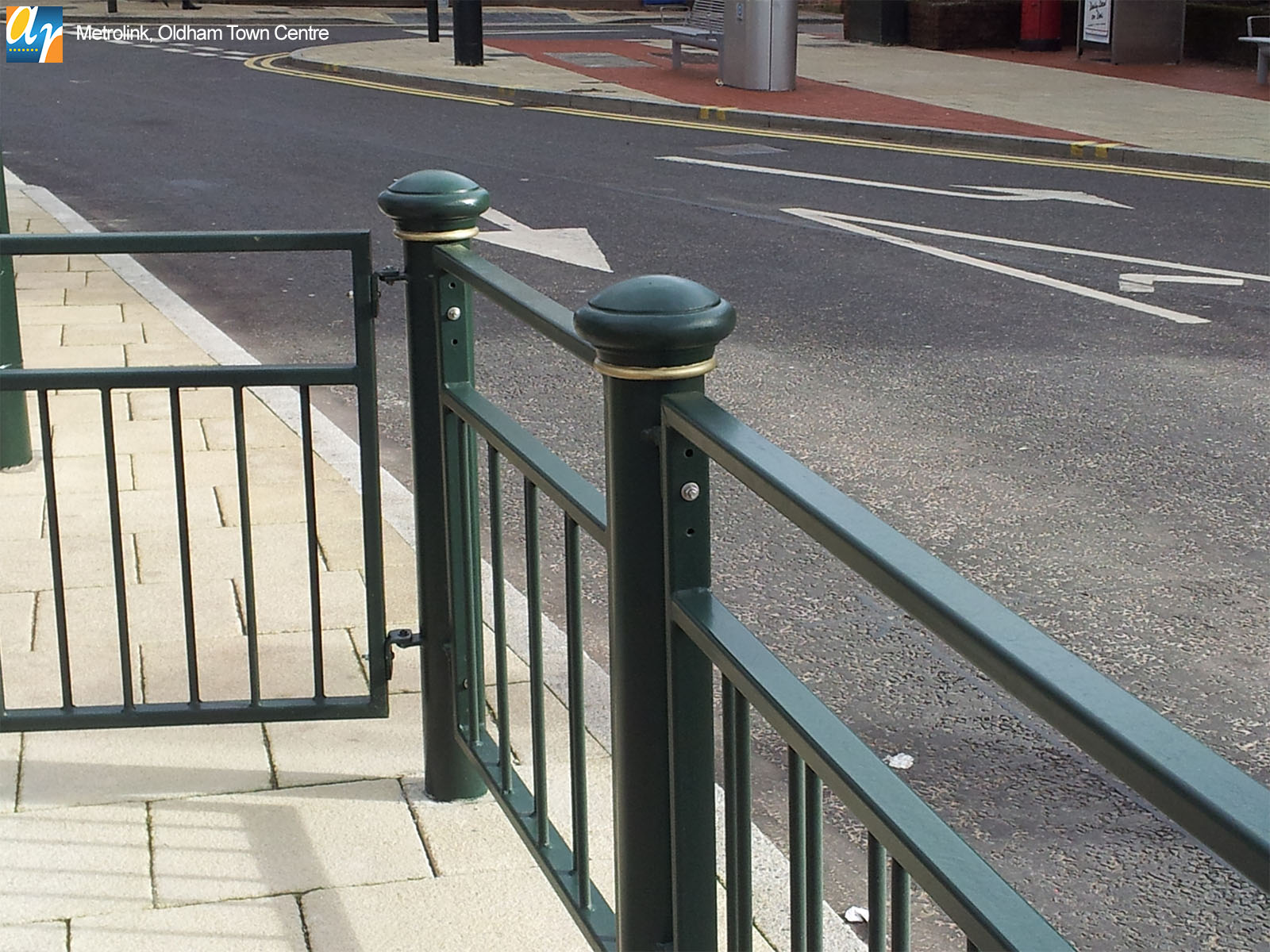 Metrolink, Oldham Decorative Pedestrian Guardrail