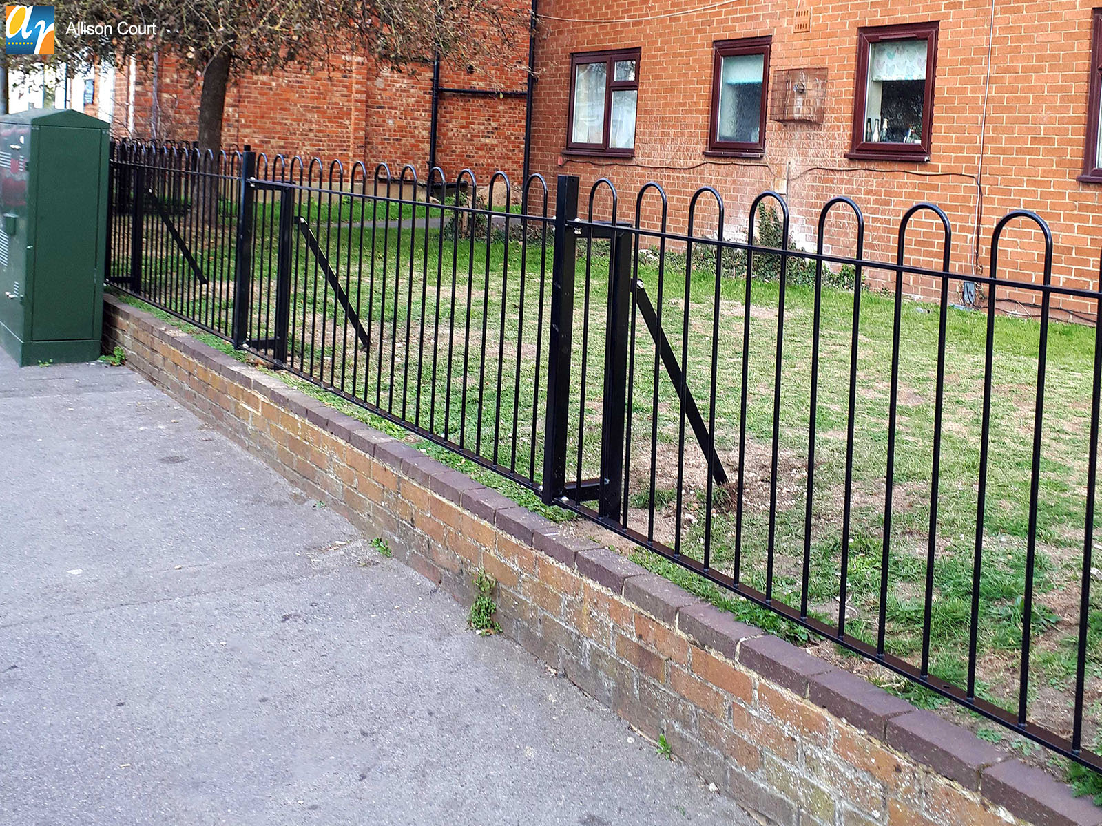 Metal railings for residential areas