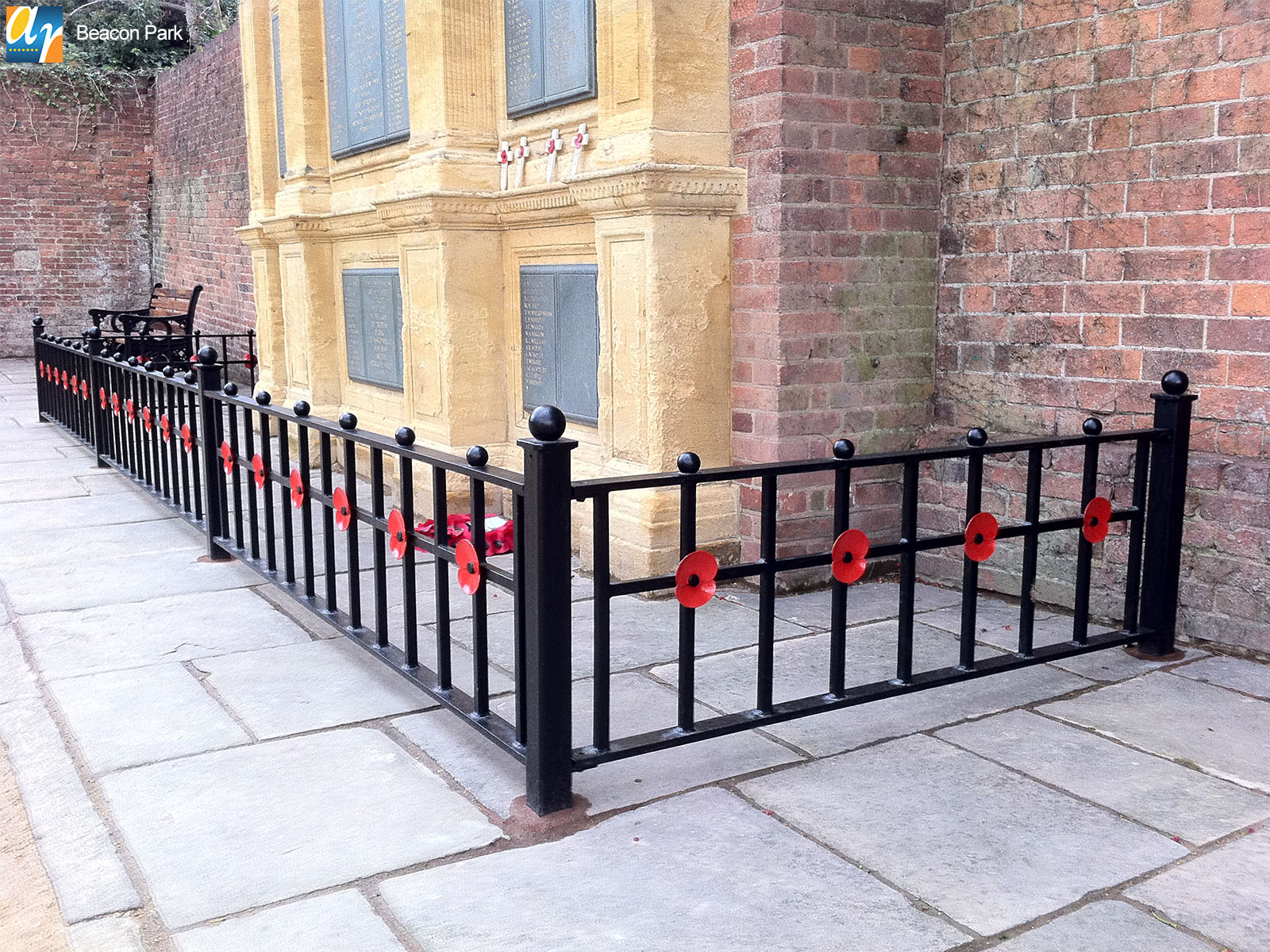 Bespoke poppy railings