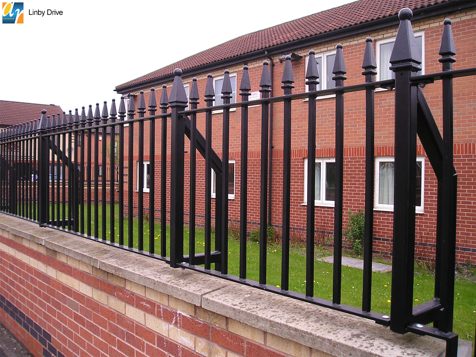 Bespoke metal railings for housing estates