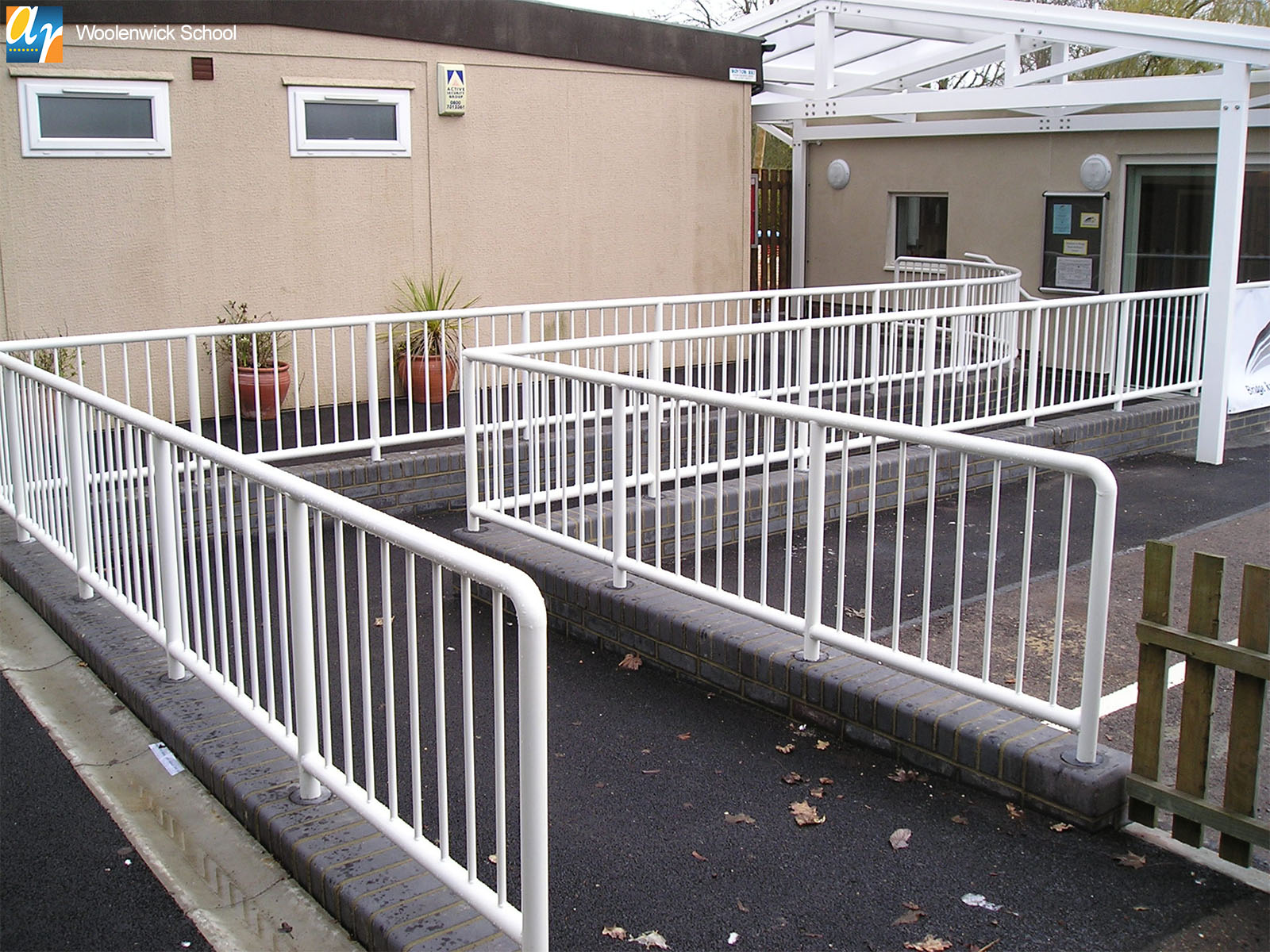 Woolenwick school bespoke metal balustrade