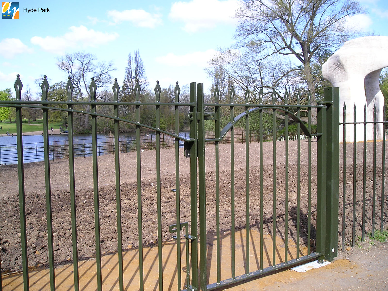 Hyde Park metal gate