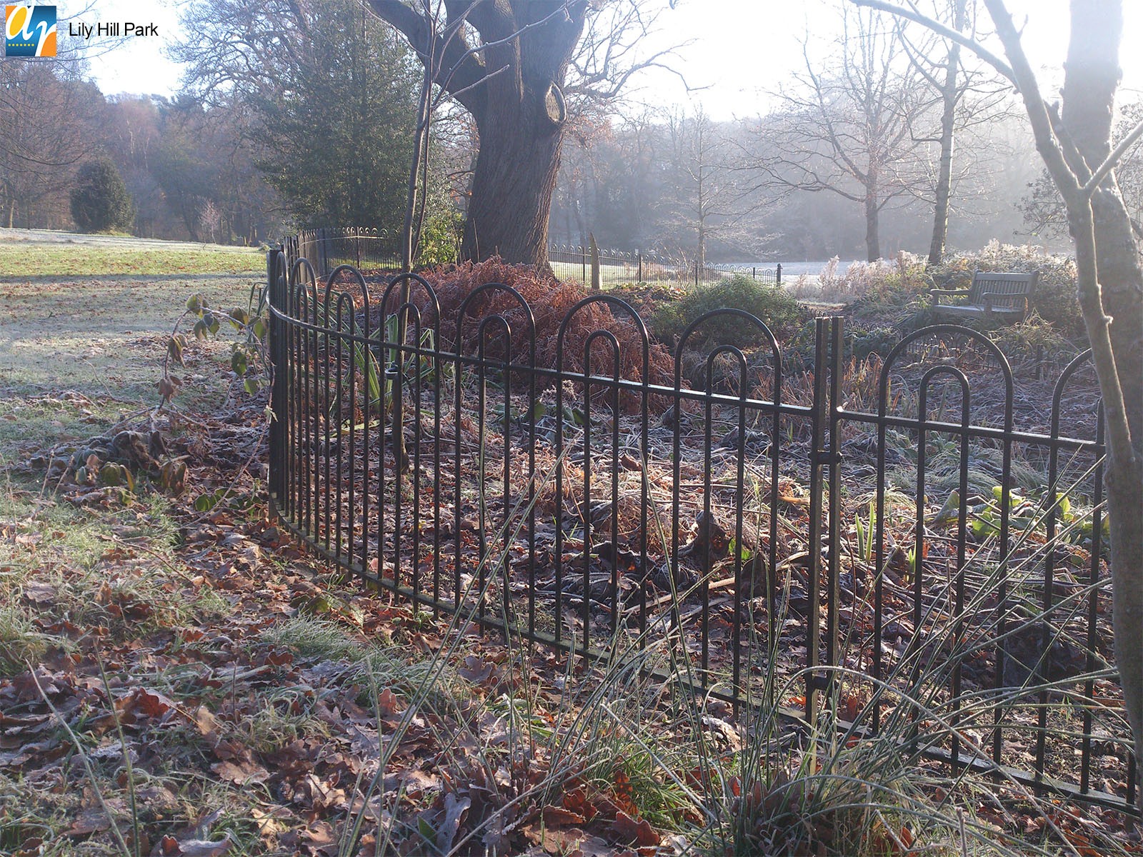 Lily Hill Park Holinwell bow top railings