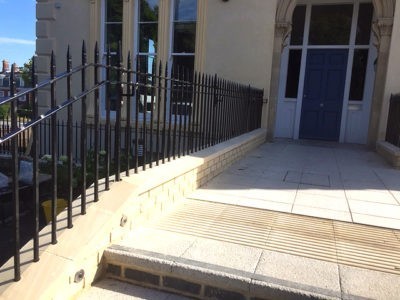 Overton House bespoke metal railings
