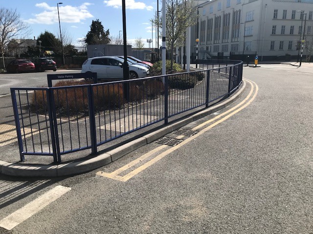 Pedestrian Guardrail Airbus Bristol