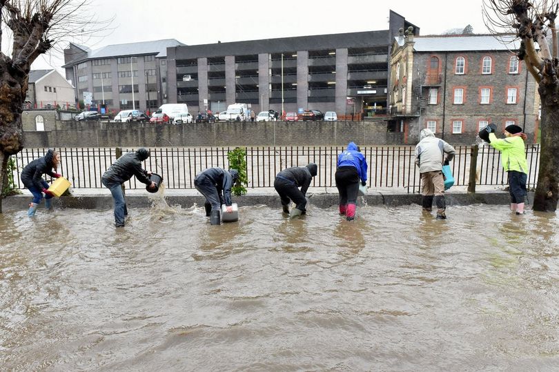 Flooding in Pontypridd