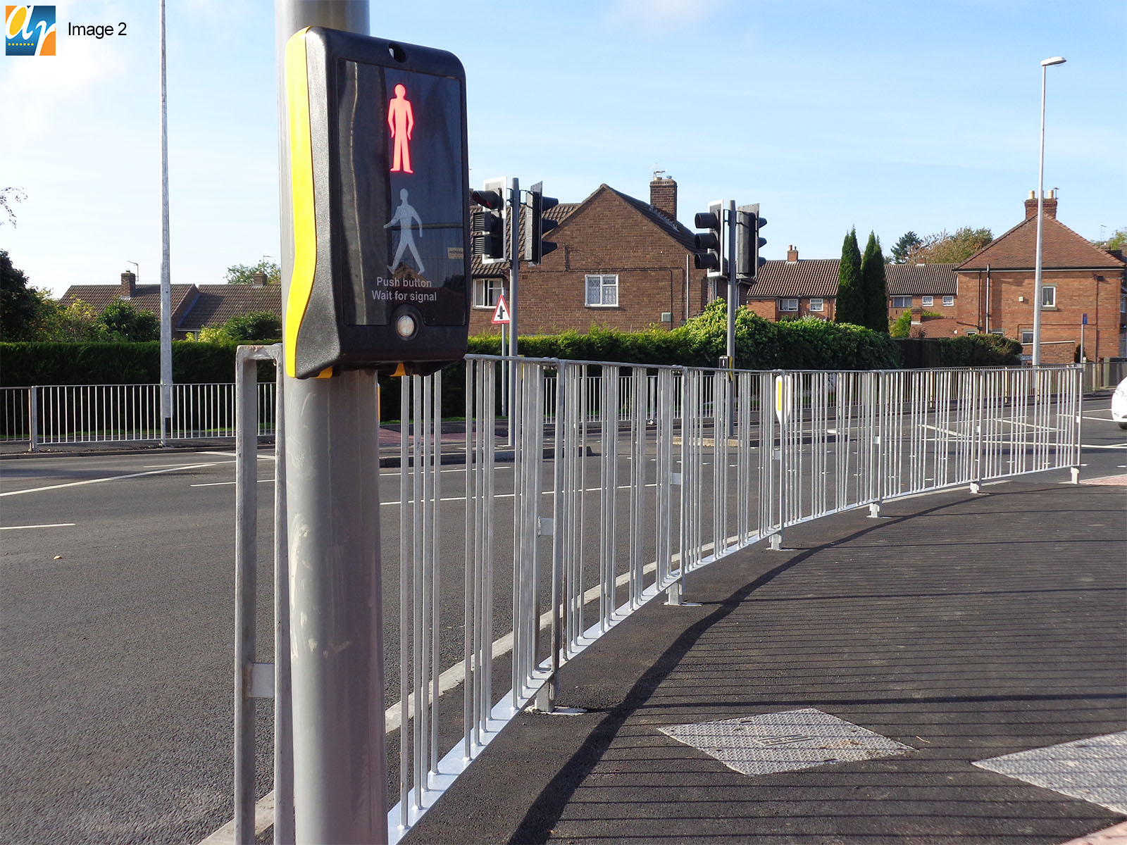 Optirail High-Visibility Pedestrian Guardrail Panels (Posts Sold Separately)